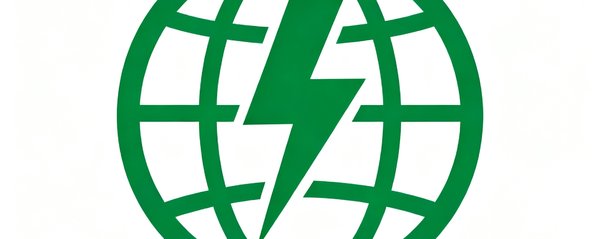 国家电网有限公司经典绿色圆形企业标识,简洁的网格与闪电图形